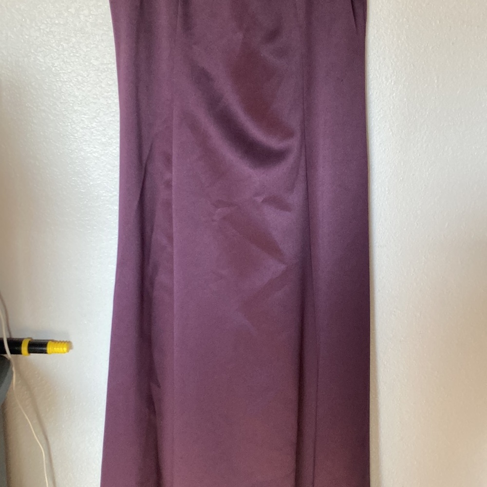 Vintage burgundy, plum, purple wine, Michelangelo for dress - Picture 3 of 10